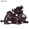 1 Pc Solid Wood Carving Xiupi Ornaments Living Room Bedroom Study Office Crafts Home Decoration Daily Gift Giving Sculpture