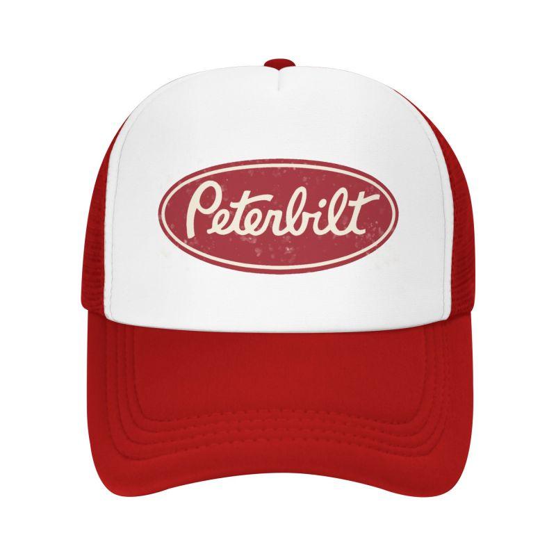 Мужские сетчатые бейсболки Peterbilt Truck Racing, унисекс, хип-хоп, регулируемая кепка snapback, женские летние повседневные кепки от солнца