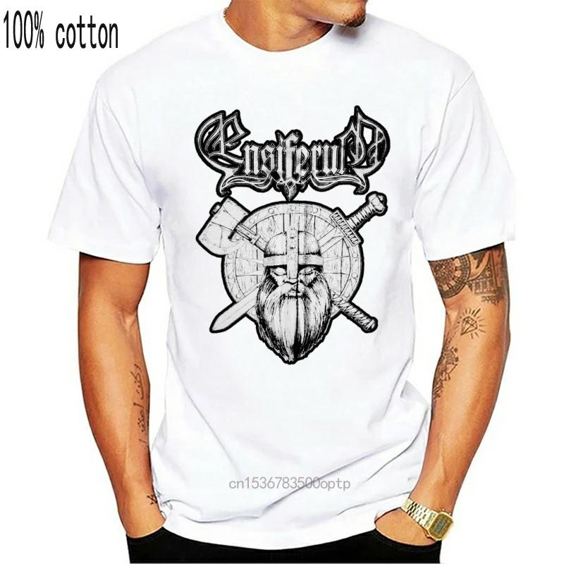 Ensiferum Sword & Axe Shirt S M L Xl Folk Metal T Shirt Official Tshirt Hipster Tees Summer Animes Kawaii