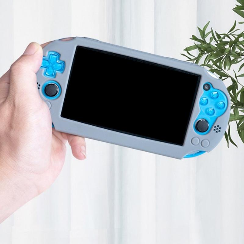 Мягкий силиконовый чехол-скин Пылезащитный Защита игровых консолей Силиконовый чехол для хранения всего корпуса Обновления чехол для PSV2000