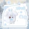 RosyPosy soft furnishings, snowman hand jade plush pendant, cute mini doll pendant, bag pendant, small gift.