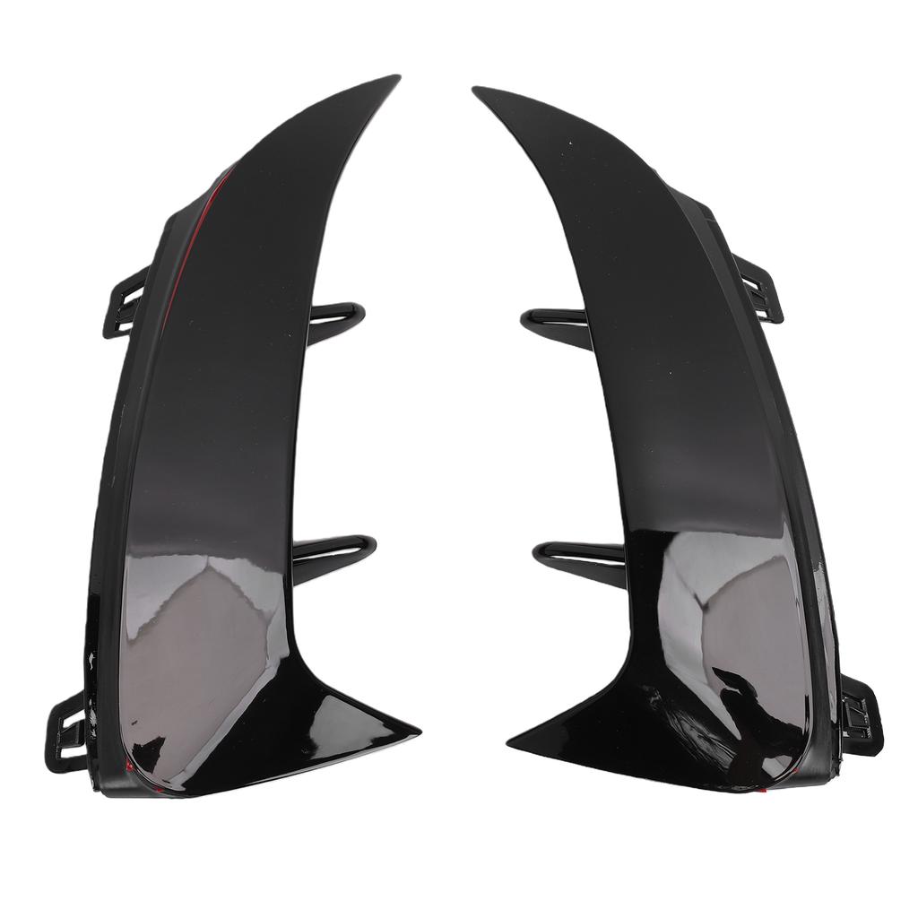 Rear Bumper Spoiler Side Canard Air Vent Replacement for A Class W177 AMG Line Hatchback Left Right Gloss Black