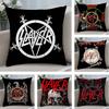 SlayerS H-Хэви М-Метал Рок-группа Наволочка Плюшевая Ткань Мягкая Наволочка Двусторонняя Печать Чехол для Подушки Бытовые Подарки