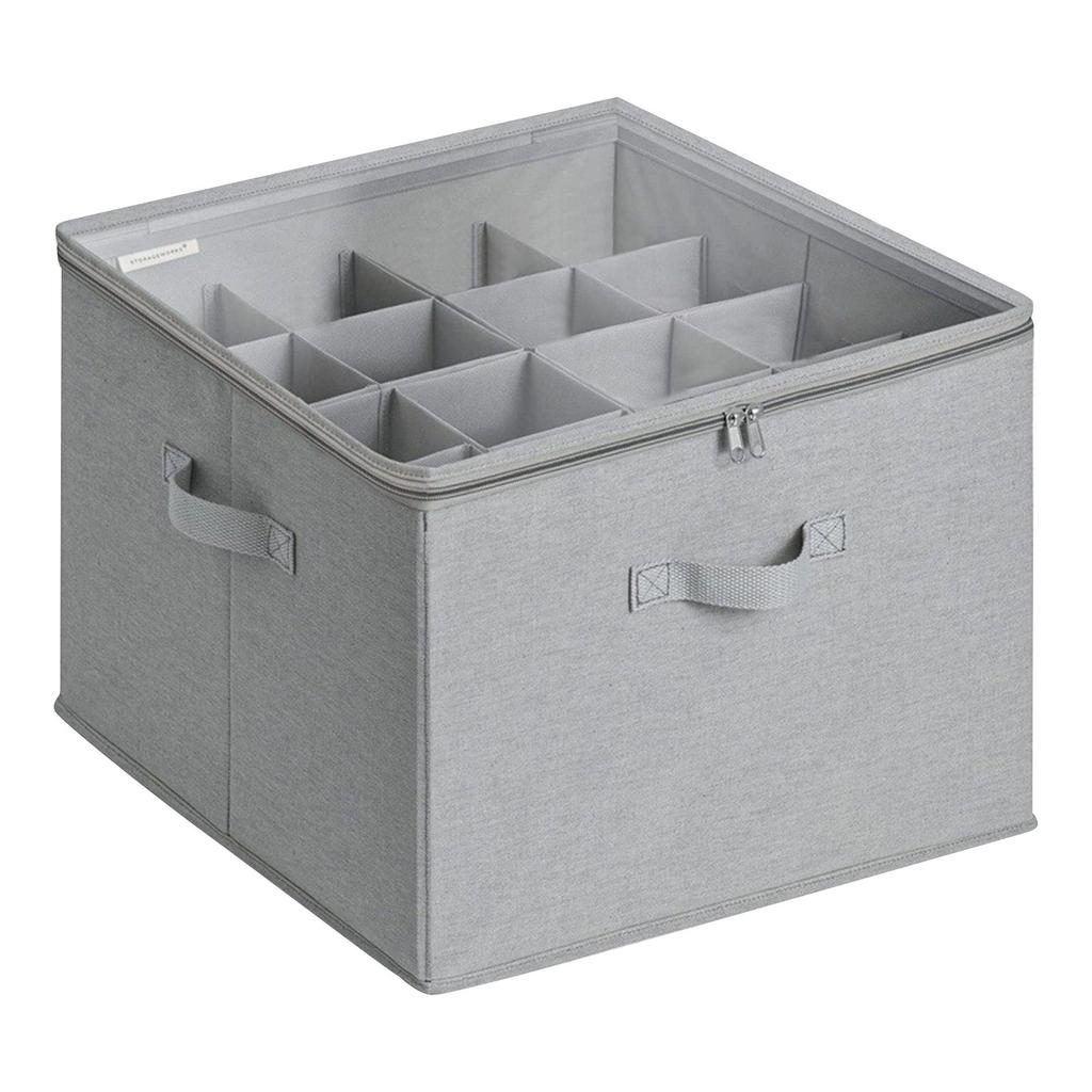 Органайзер для обуви в гардеробе, тканевый органайзер для обуви с прозрачной крышкой, регулируемые перегородки для хранения обуви, контейнер для хранения