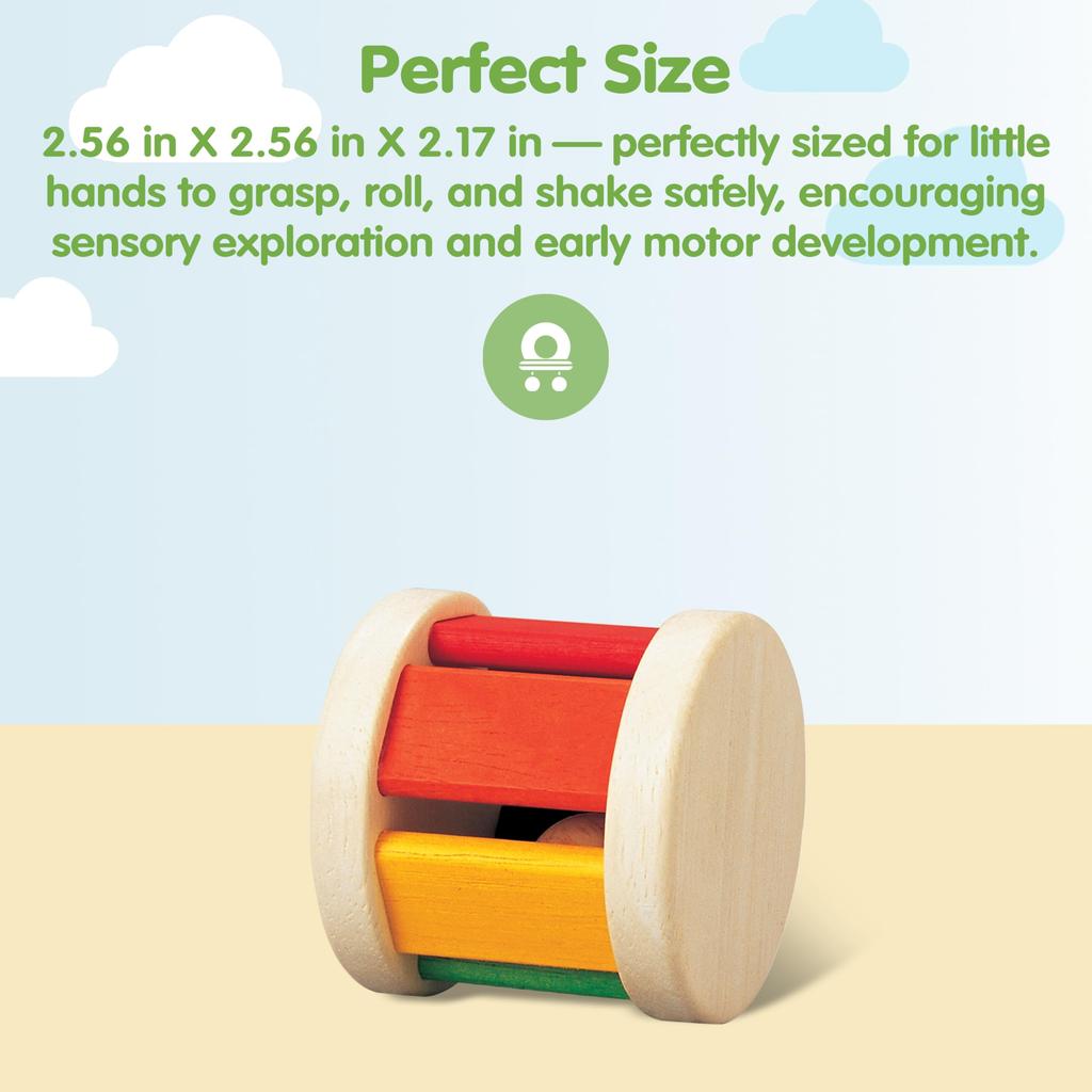 PlanToys Япония Ролик 5.5x6x6см Дерево 0522000
