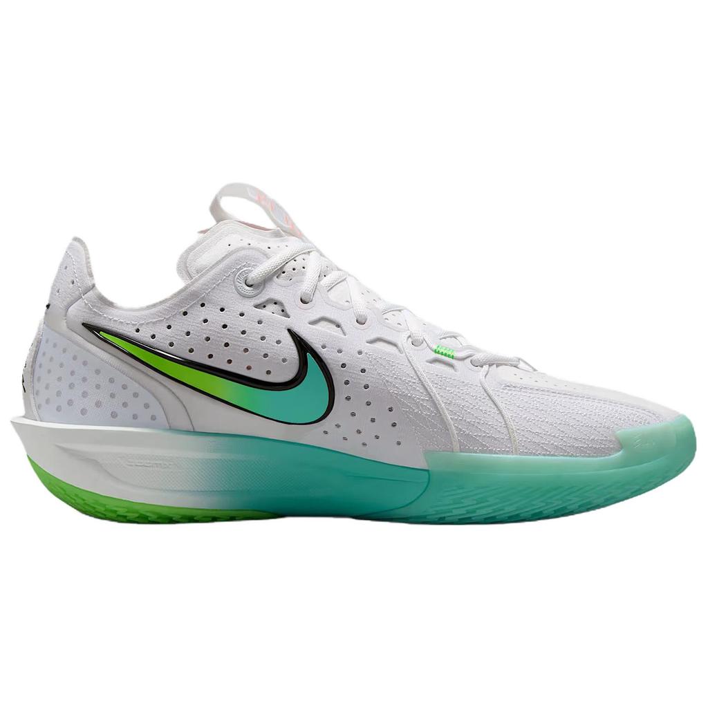 Nike ГТ. Кроссовки для баскетбола Cut 3 Low top Унисекс Белые Зеленые DV2918-107