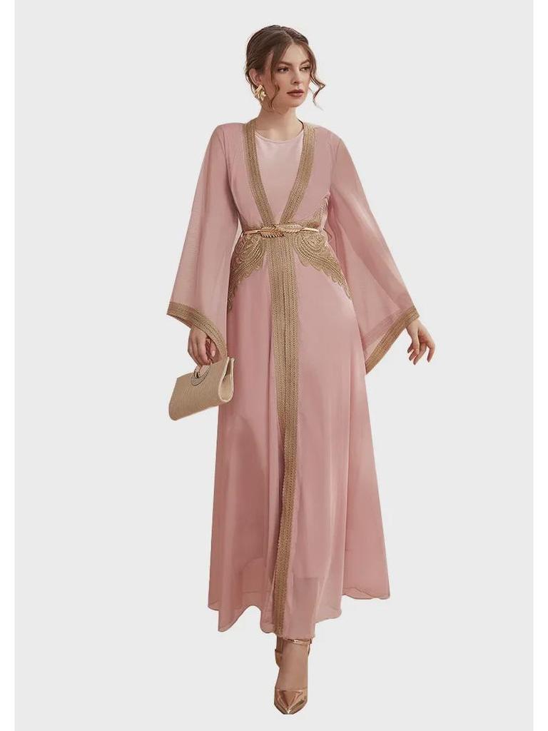 Новое женское мусульманское платье 2023 года: Арабский модный костюм в стиле Дубая