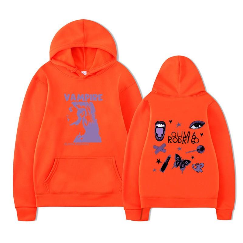 Olivia Rodrigo Print Hoodie Womens Casual Loose Fit Fall Winter Sweatshirt