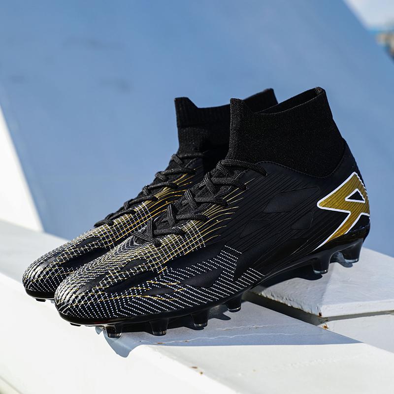 Мужские футбольные бутсы большого размера с высоким верхом, тренировочные бутсы для студентов и студентов, детские футбольные бутсы