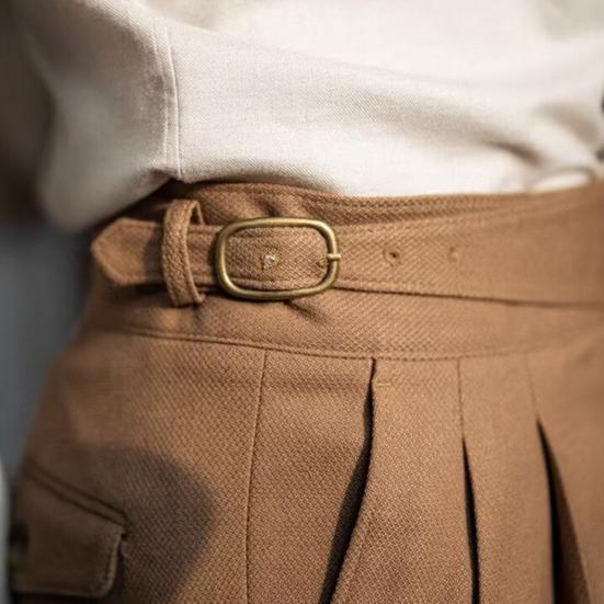 Мужские брюки-костюмы с застежкой-молнией и регулируемой талией, прямые брюки в английском стиле, однотонные, свободные, формальные, деловые, офисные брюки