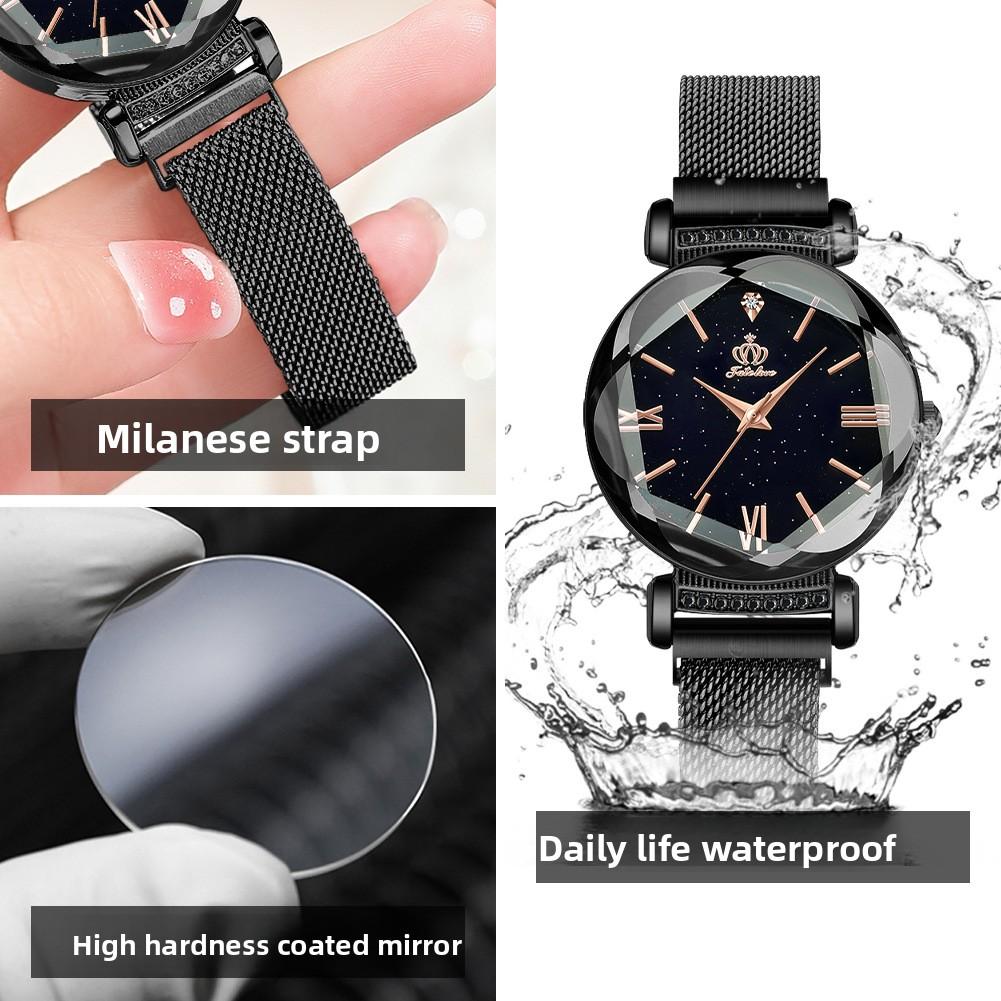 Часы Starry Sky Edge Кварцевые часы Тренд Водонепроницаемые Женские часы