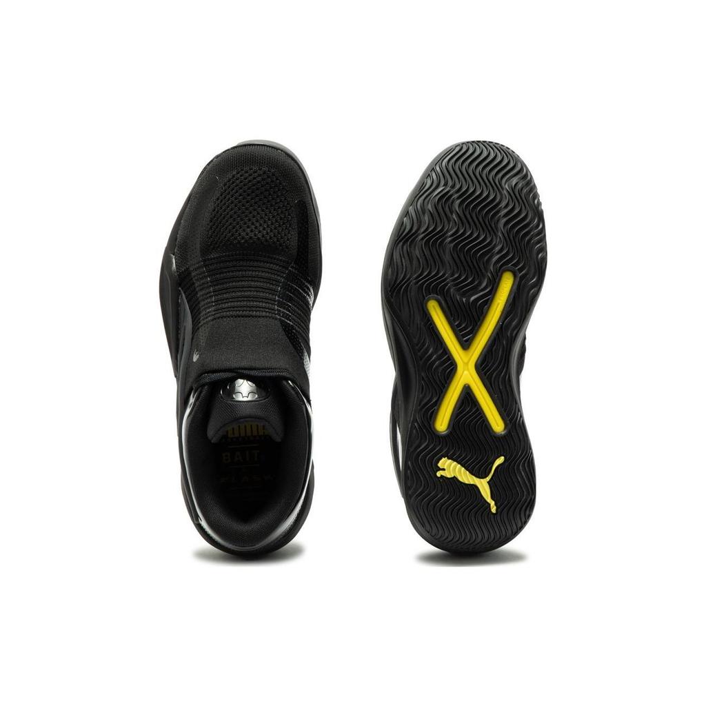 Puma Rise Nitro Амортизация The Flash Дышащие Баскетбольные Кроссовки Мужские Кроссовки Черные 377569-01