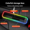 Car Seat Clip Gap Storage Box with Lamp Charging Interior Decor Storage Artifact Auto Supplies Seat Gap Filler Organizer
