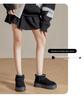 Women's 2024 Sheepskin Fur Snow Boots: Zhou Dongyu Style, Genuine Leather, Short Tube, Thick Warm Cotton Lining.