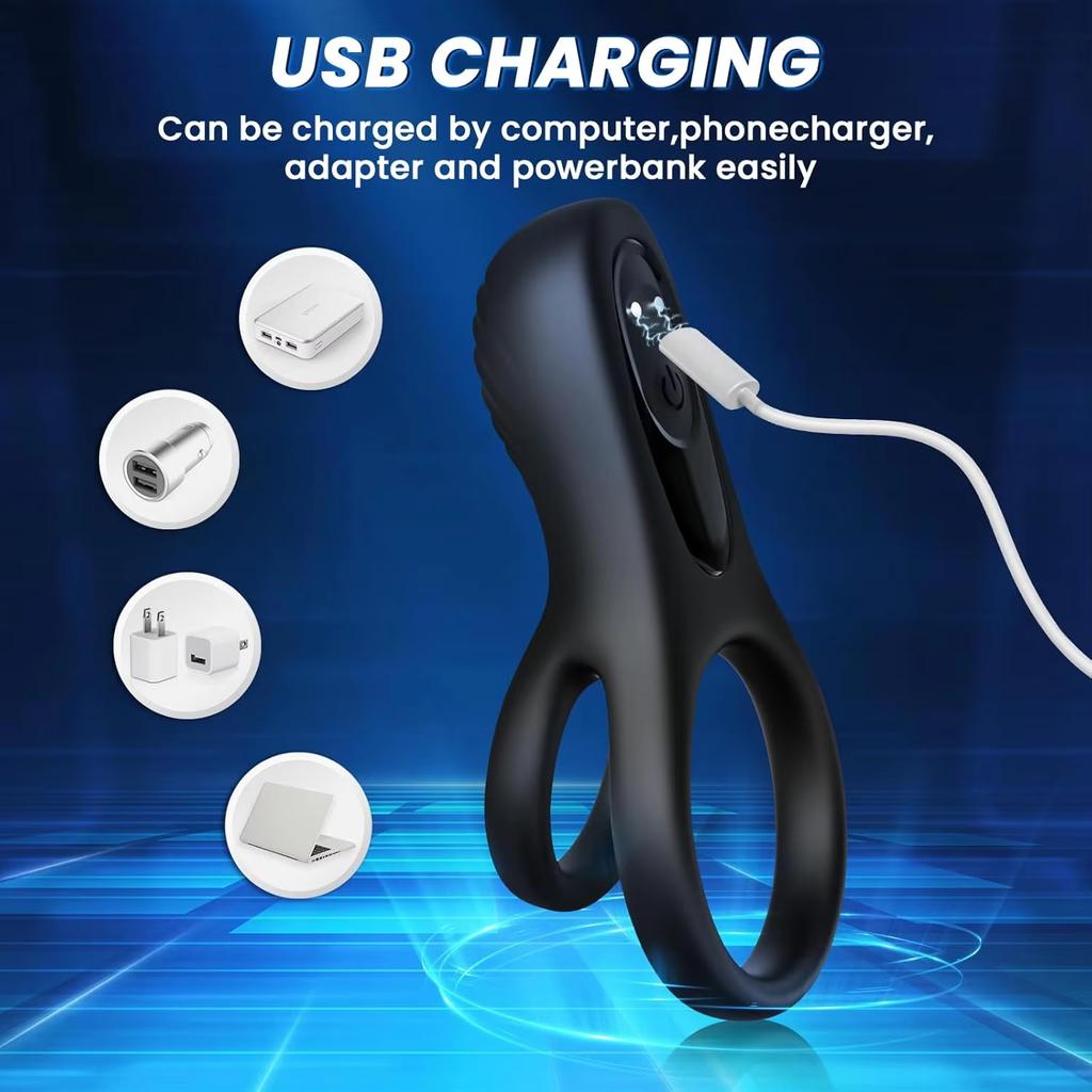 APP Vibrating Cock Ring Removable Bullet Vibe Sex Toy for Men Penis Rings Dick Vibrator Clitoris Stimulation Sexy Shop Produts