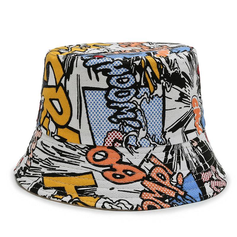 Fisherman Floral Printing Hat Outdoor Sun Protection Bucket Hat Fashion Gift