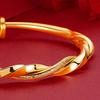 Корейская версия винтажные золотые браслеты цвета ниши дизайн витые модные аксессуары свадебные украшения J4X7
