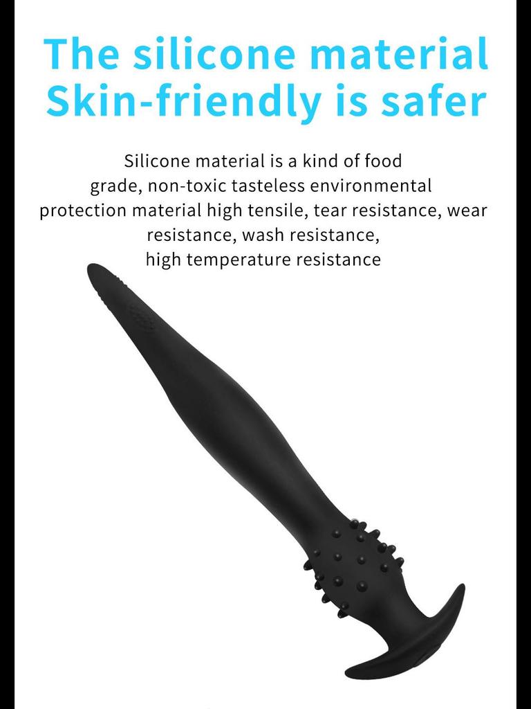 Надувной анальный расширитель для мужчин и женщин - длинный силиконовый анальный мастурбатор