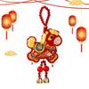 Horse Decorations Good Fortune Ornament with Bell Pendant Embroidery 2026 Chinese New Year Door Decorations for Wealth Success