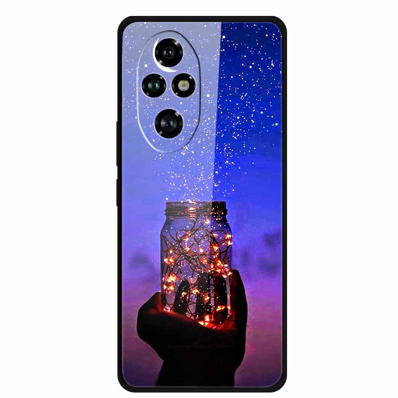 Tempered Glass Case For Honor 200 Pro Case Hard Phone Back Cover Soft Bumper For Honor 200 Pro Case Honor200 Pro 200Pro Bag Capa