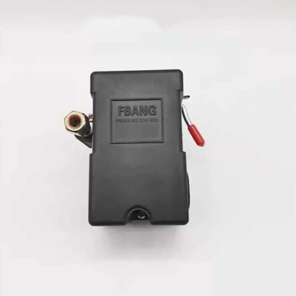 90-120 PSI Переключатель давления с ручкой Запасные части 220 В Горизонтальный регулирующий клапан Прочный Контроллер давления воздуха 5-8 Бар