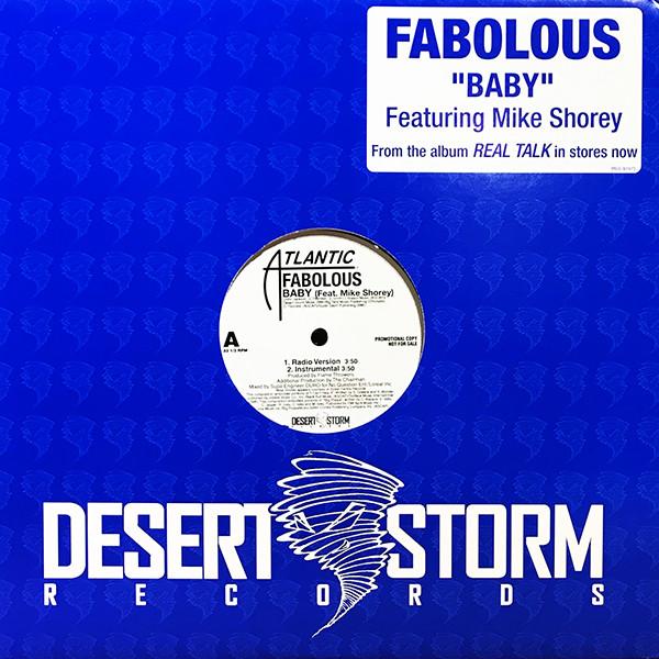 12inch Record FABOLOUS, MIKE SHOREY - Baby PR301673 Atlantic 2004 US Rap & Hip-Hop/R&B Used