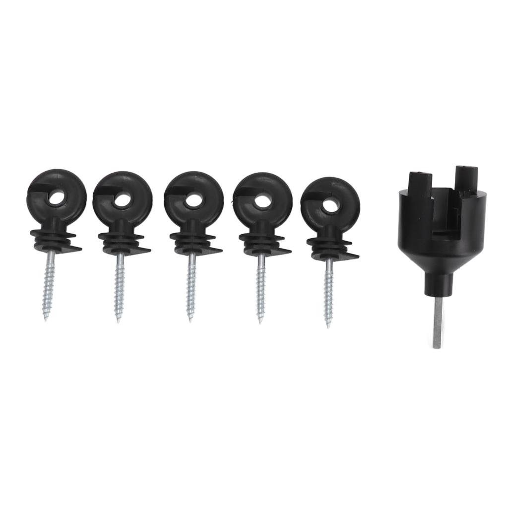 50 шт. Электрический забор изолятор ввинчивающийся изолятор забор кольцо столб деревянный столб изолятор с