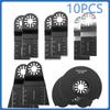 4/56PCS Oscillating Multitool Blade High Carbon Steel Arc Edge Cutting Saw Blade Quick Release Multi Tool Saw Blade For Wood PV