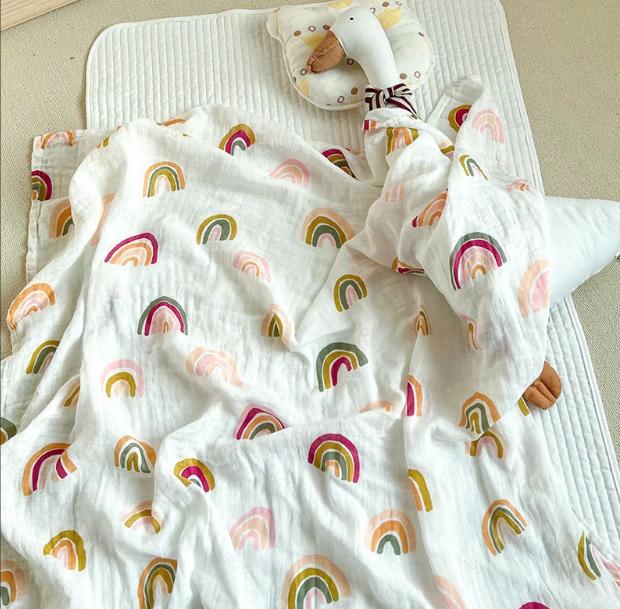 Веселые пеленальные одеяльца из хлопка для Вашего малыша