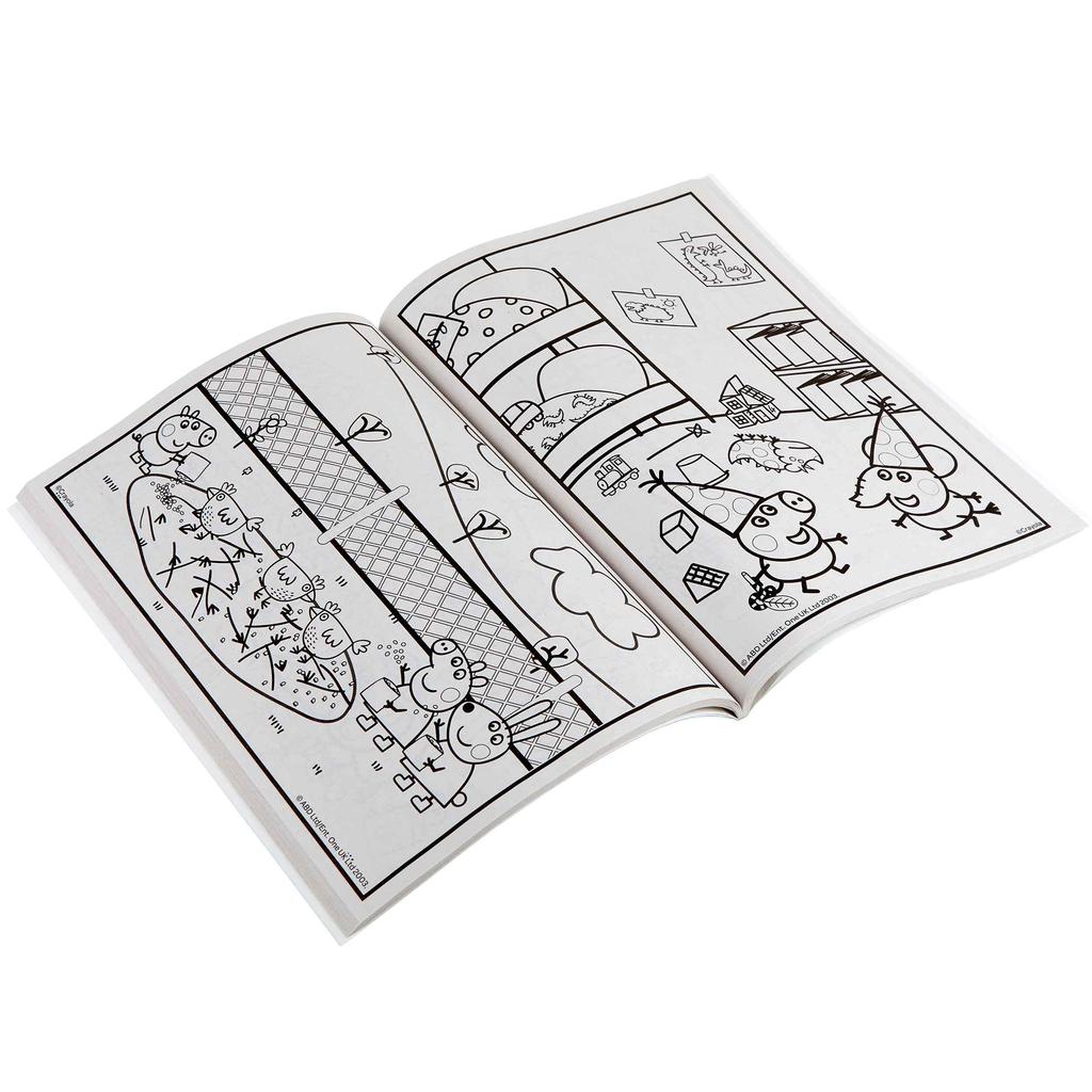 Раскраска Crayola Peppa Pig с отличным подарком для 96 лет, рекомендуется для возраста (Крайола) Наклейки, Дети, Страницы, 3-6