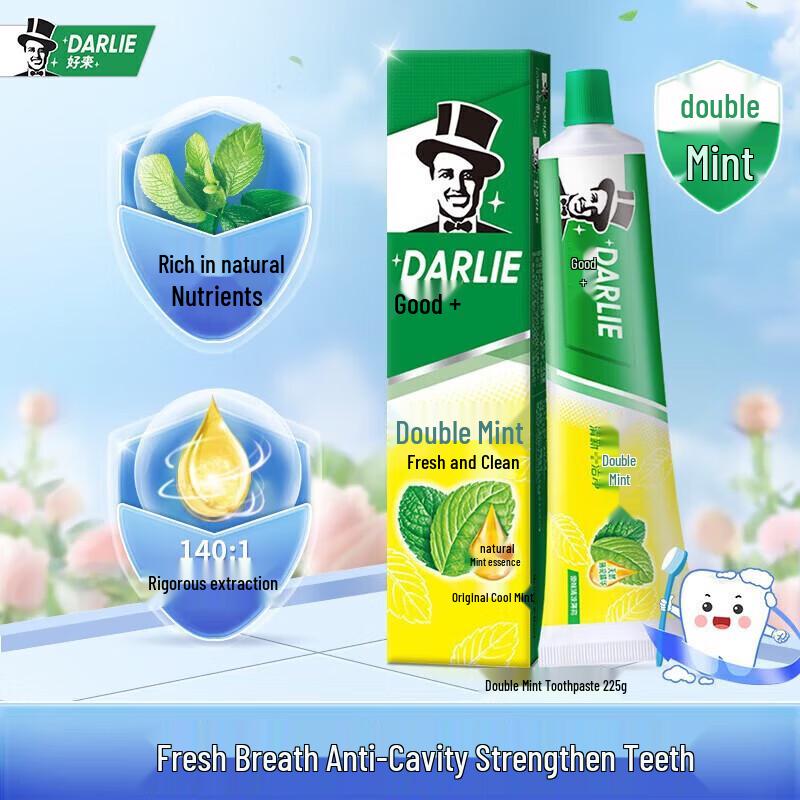 Набор зубной пасты и зубной щетки Hawley Double Mint