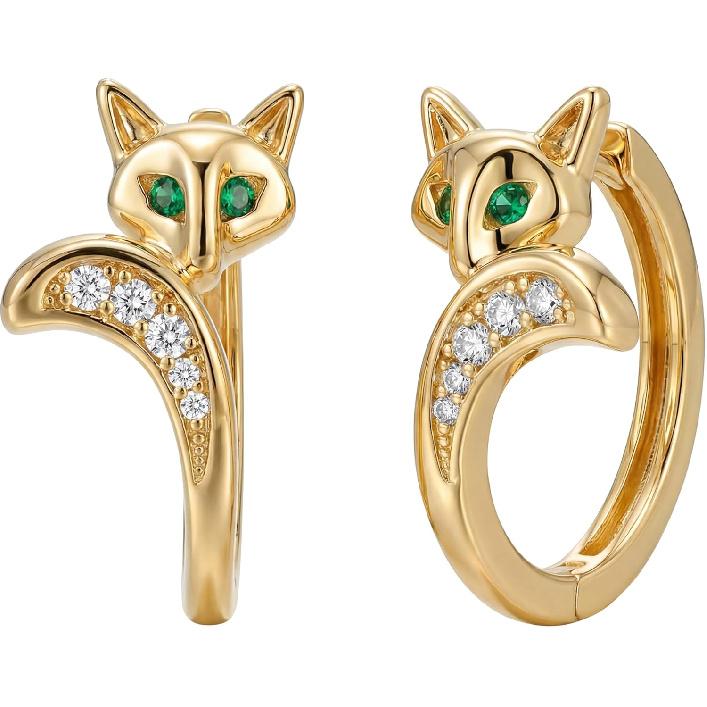 Cubic Zirconia Huggie Earrings 14k Gold Plated Tiny Earrings Small Huggie Hoop Earrings Simple Lightweight Hoops Gift for Women