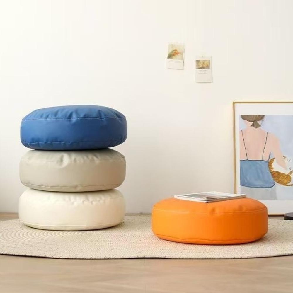 Thicken Chair Cushion with Filling Floor Seat Mat Minimalist Style Chair Pad Dorm Use