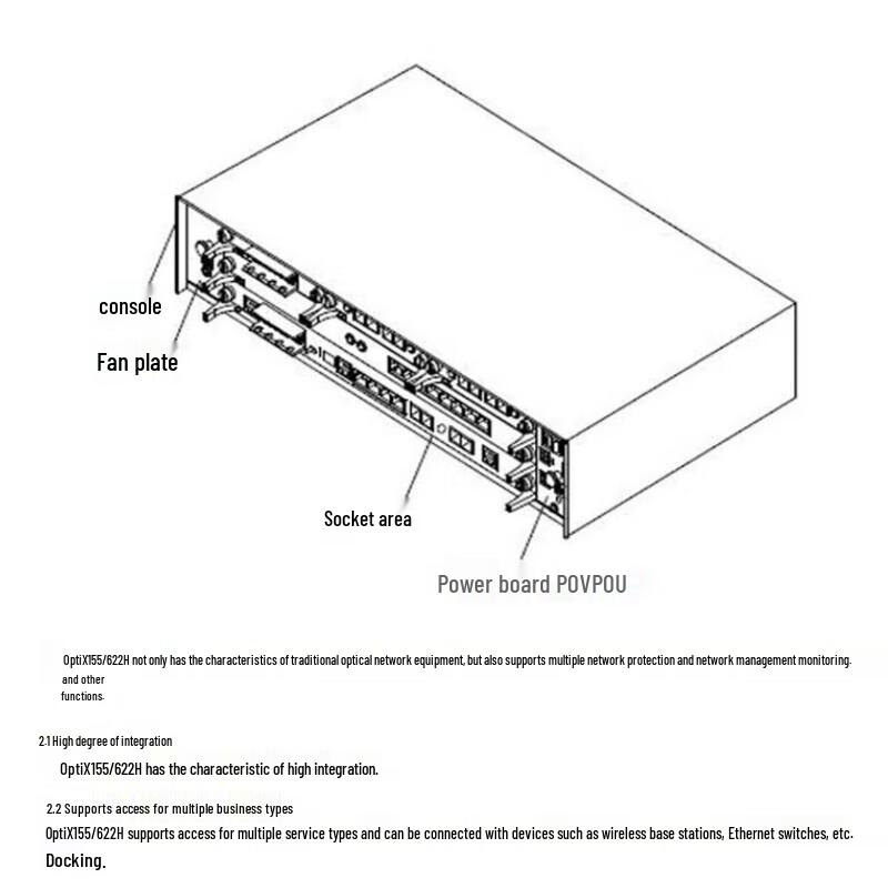 Huawei OptiX Optical Terminal and E1 Cable