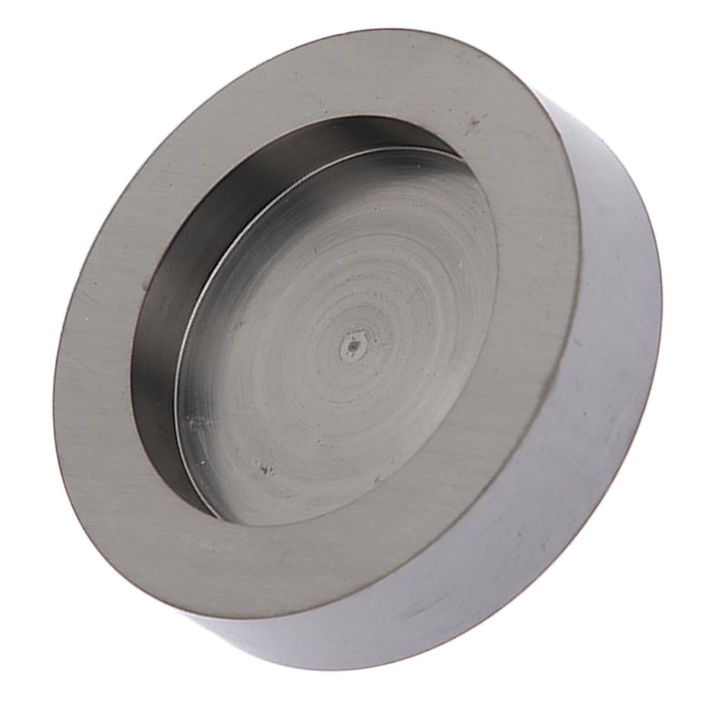 Jewelry Metal Refining Mold Disk Strong Stability Heat Resistant Graphite Crucible for Melting