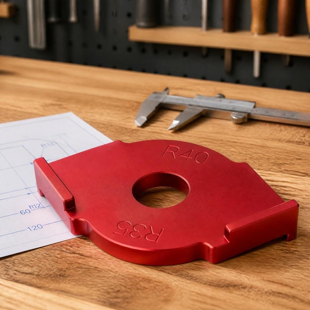 Handheld Design Handheld Edge Trimmer Aluminum Alloy Radius Jig Template  For Woodworking