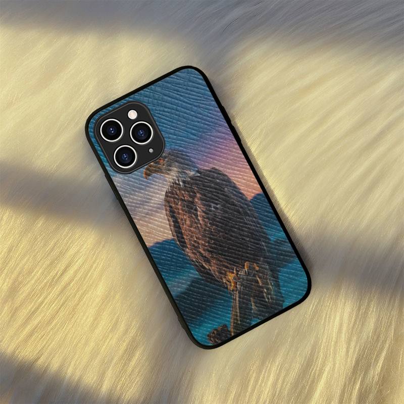 Чехол для телефона King Of Birds Eagle, жесткий кожаный чехол для iPhone 11 12 13 Mini Pro Max 8 7 Plus SE 2020 X XR XS Coque