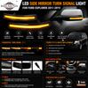 Sequential Turn Signal Lights LED 12V for Explorer 2011-2019 Dynamic Blinker Indicator Lamps Side Wing Mirror Repeater