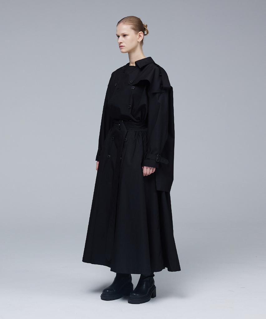 Mmam Signature Double Button Trench Coat