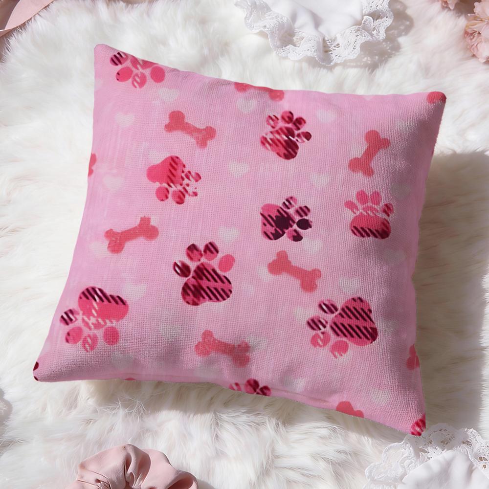 Cute Texture Cushion Cover Premium Comfort Reversible Pillow Cove Two in One Design for Any Room  Car Interior