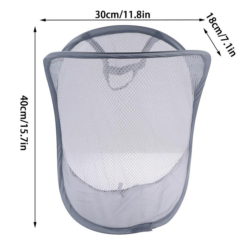 Сумка для хранения грязной одежды, корзина, каркасное ведро, складная сетка, для стирки, ванной комнаты, настенный органайзер для одежды для дома