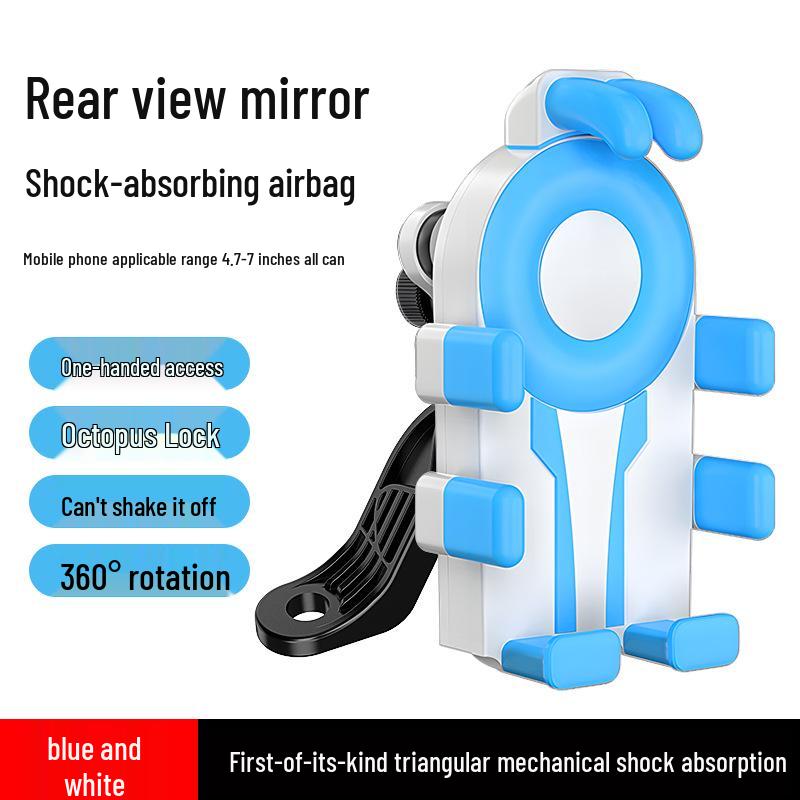 Противоударный Дождезащитный Держатель для Телефона для Электромобилей, Мотоциклов и Шлемов для Доставки с Солнцезащитным Козырьком и Поддержкой Навигации.