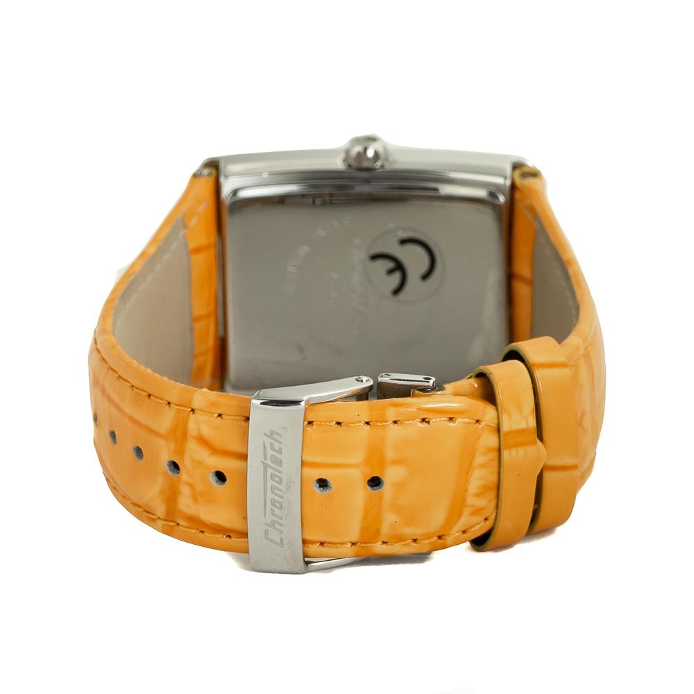 Zegarek CHRONOTECH CT7017M-07. Kwarcowy, Kolor pomarańczowy. Unisex.