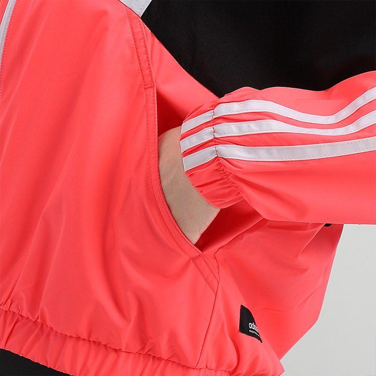 adidas Куртки Женские Розовые С Капюшоном Умеренные Другие GJ5359