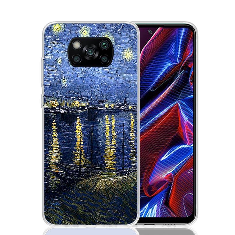Claude Monet Garden Lotus Bridge Case Phone Cover for Xiaomi Mi 11T 12T 10T 9T Pro 11i 12X 13 12 11 10 9 8 Lite 6X 5X A3 A2 Tren