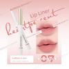 Zhao Lusi's Same Style! Heart Percent Lip Liner in Nude Color, Deep Lip Base, Lip Color Concealer, Lip Plumping Matte Finish