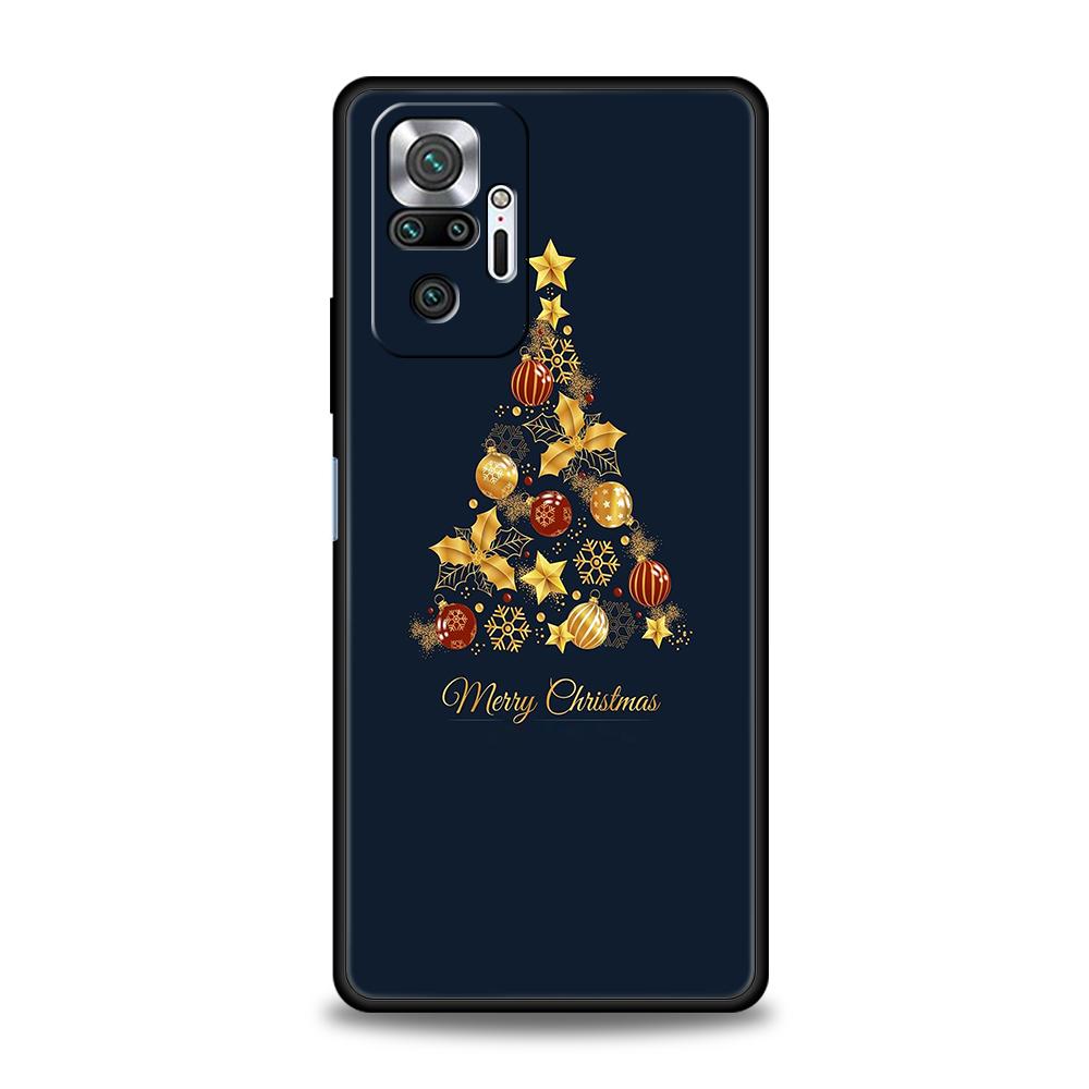 Чехол для телефона «Рождественская елка» для Xiaomi Redmi Note 14 13 12 10 11 Pro Plus 14C 13C 12C 10C 9C 5G Мягкий ТПУ Чехол