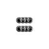 New 2/5/10pcs 14MM 16MM Car Remote Key Aluminum Logo Sticker For T sline A4 B8 B6 B7 B9 A3 8P 8V 8L A6 C7 C6 A5 Q5 Q7 A7 Q3 TT