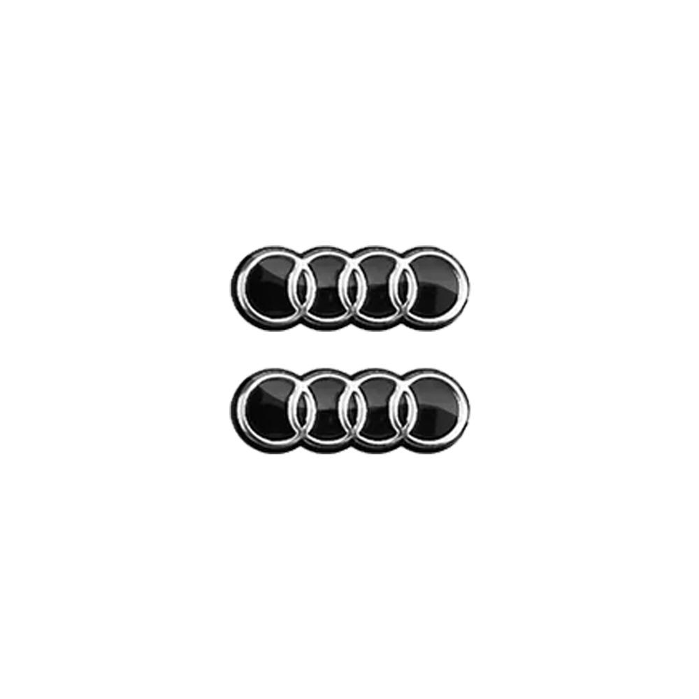 New 2/5/10pcs 14MM 16MM Car Remote Key Aluminum Logo Sticker For T sline A4 B8 B6 B7 B9 A3 8P 8V 8L A6 C7 C6 A5 Q5 Q7 A7 Q3 TT