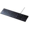 SANWA SUPPLY Wired Slim Keyboard USB Connection Japanese Layout 112 Keys Pantograph Black SKB-SL33BK
